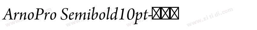 ArnoPro Semibold10pt字体转换